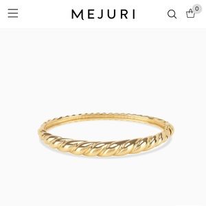 Mejuri Croissant Dome Bracelet